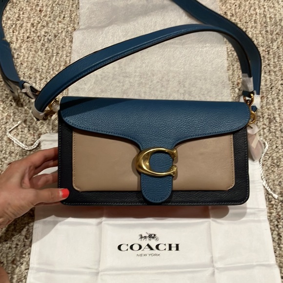 Coach Tabby Shoulder Bag 26 In Colorblock 76105 - Picture 4 of 13
